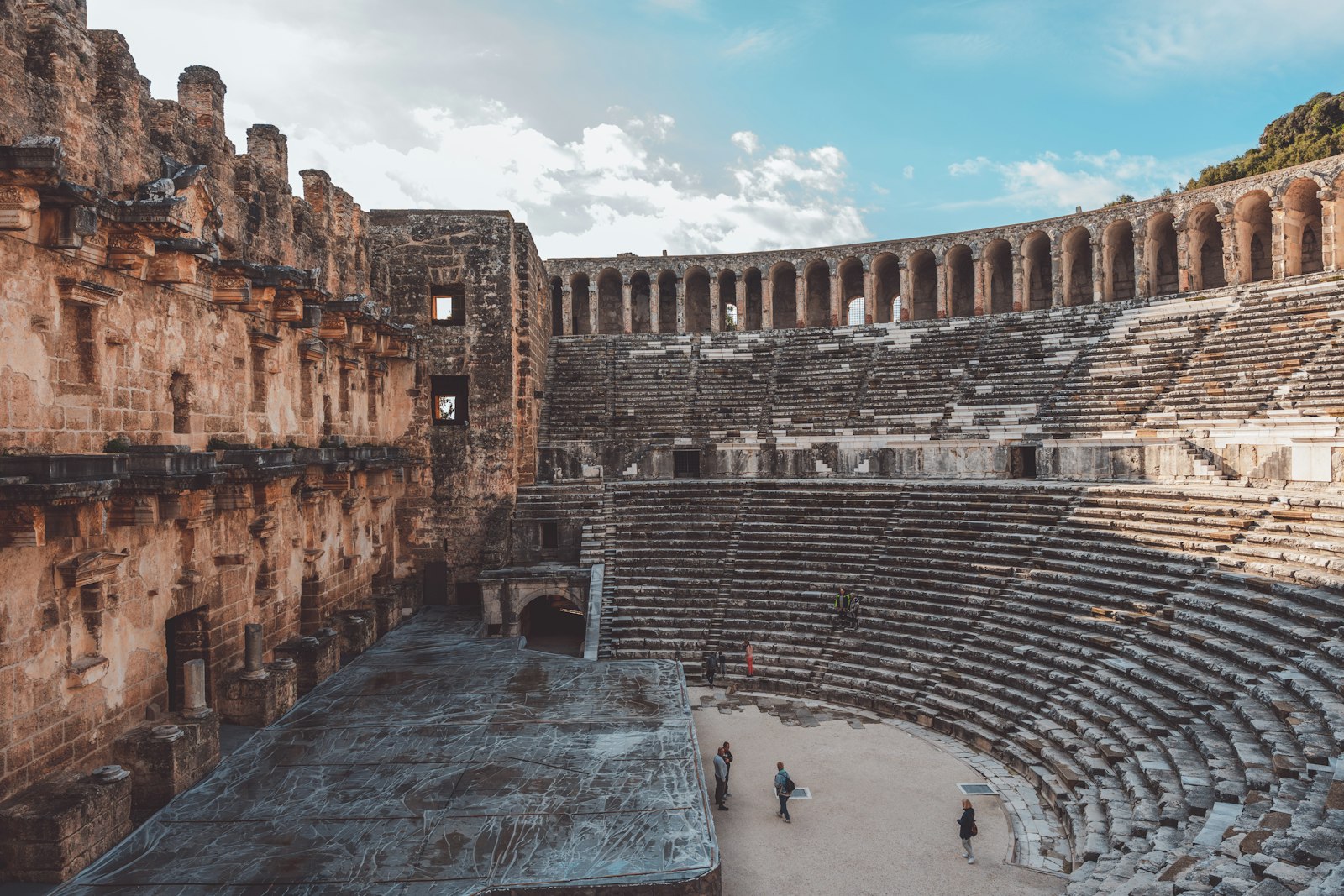 Aspendos ancient Roman theatre near Antalya