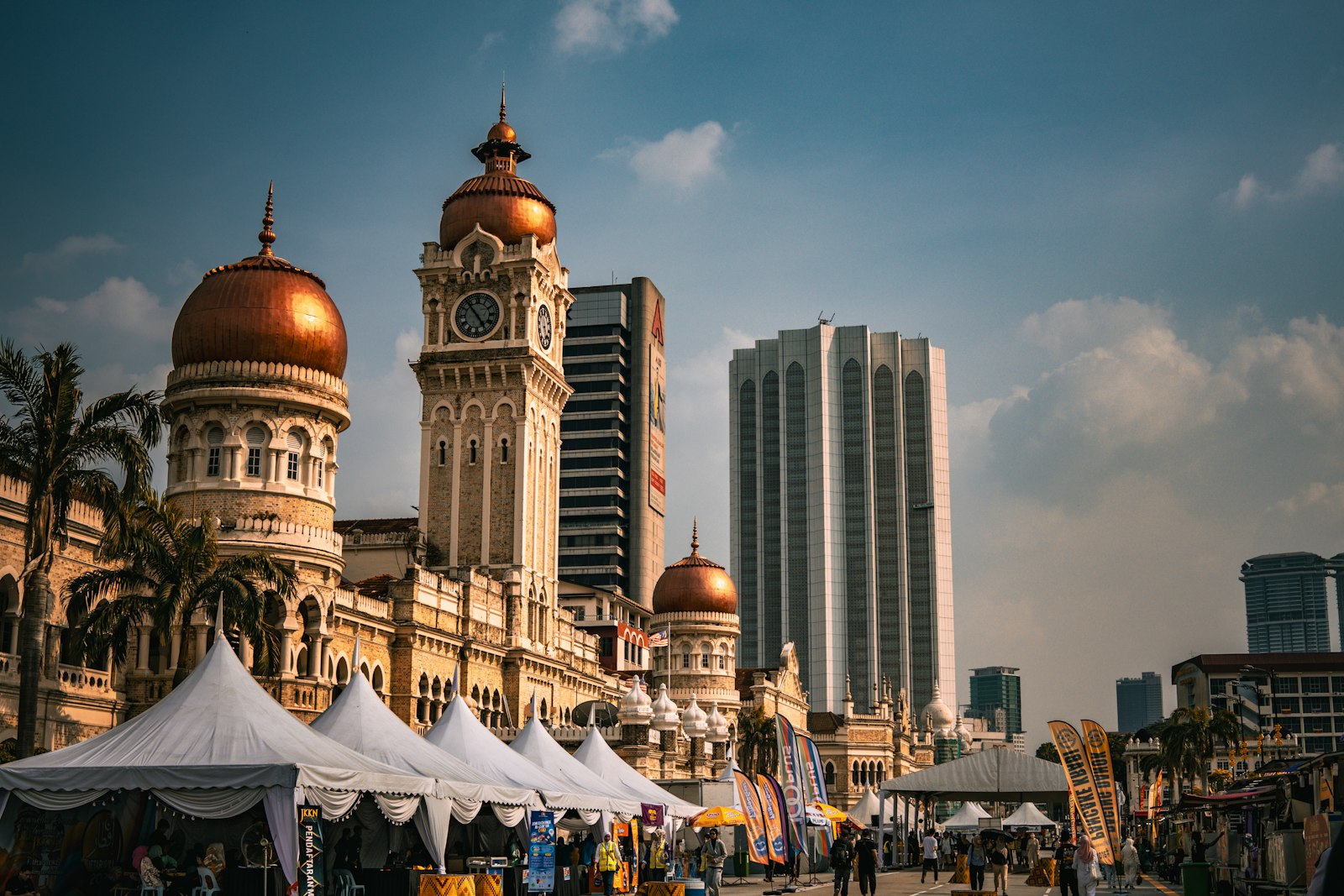 Sultan Abdul Samad Building overlooking Merdeka Square in Kuala Lumpur's historic core