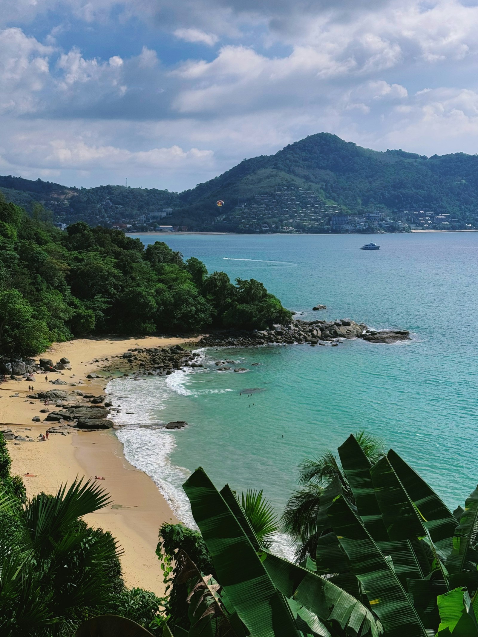 Secluded cove beach in Phuket