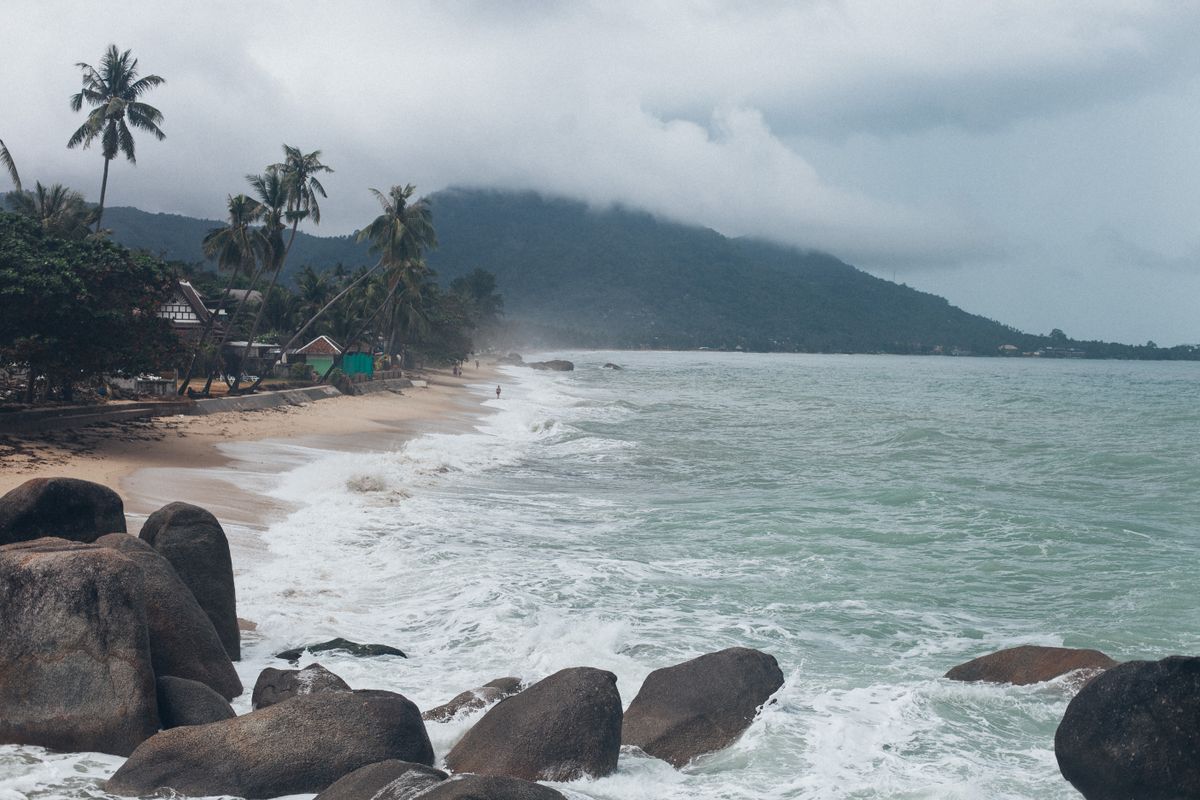 Best time to visit Southeast Asia - tropical beach in Koh Samui Thailand