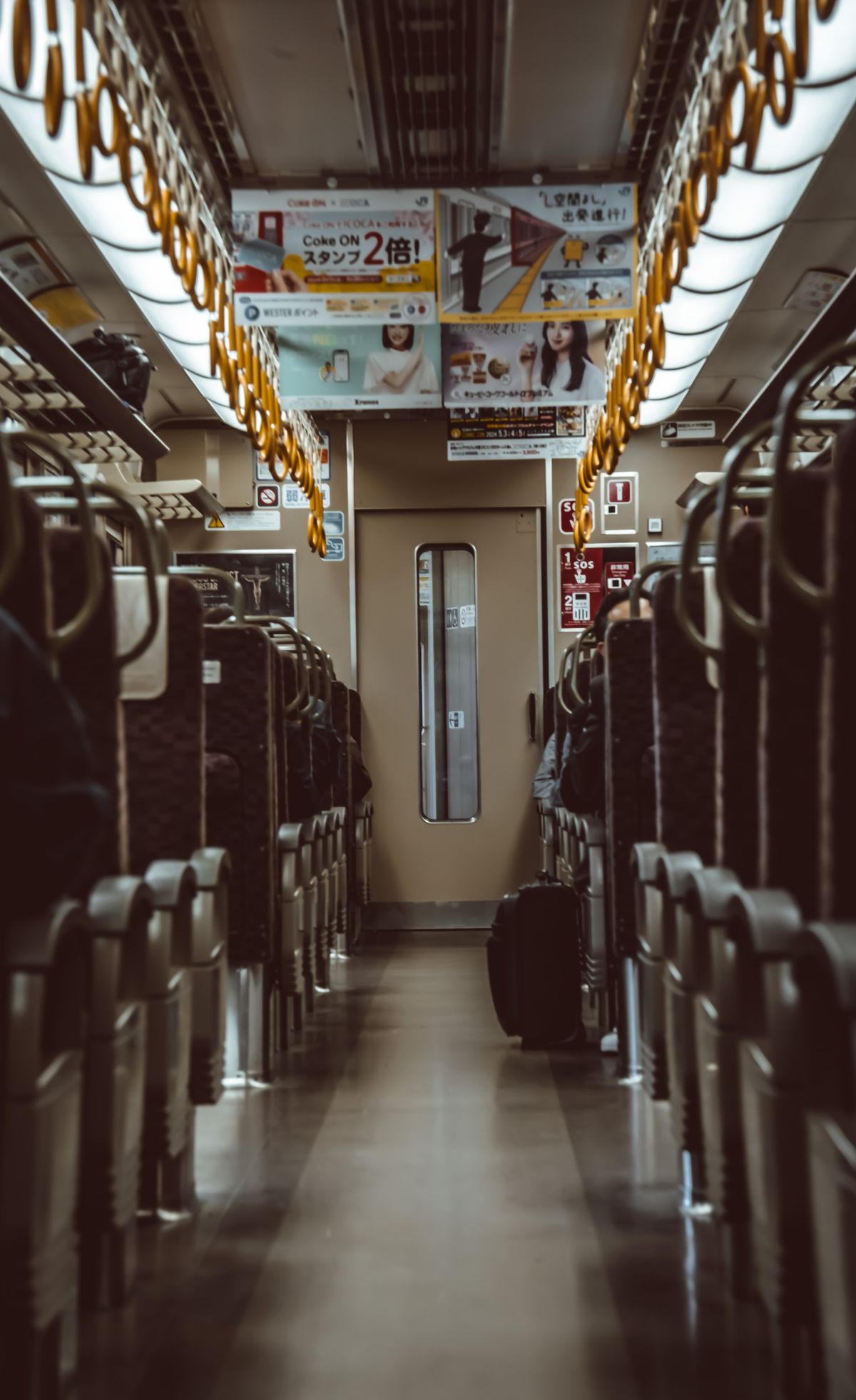 Do you need a visa for Japan - train interior